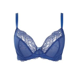 Panache Ana Plunge Bra Blue Jewel